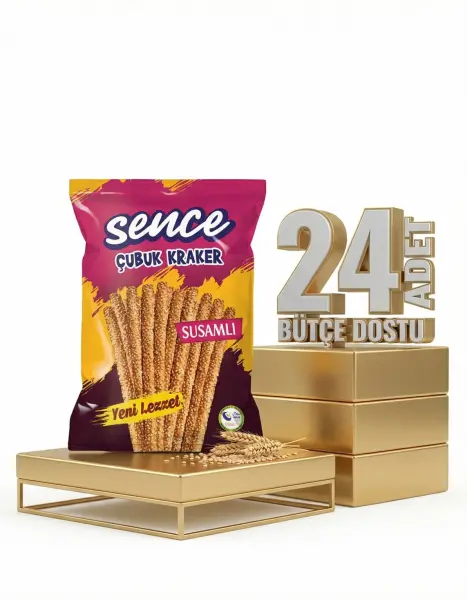 Afia Sence Susamlı Çubuk Kraker 24x40 Gr - 1