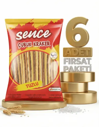 Afia Sence Tuzlu Çubuk Kraker 6x40 Gr - Afia