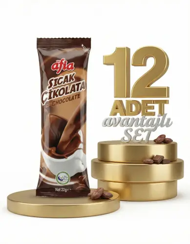 Afia Sıcak Çikolata 12x22 Gr - Afia