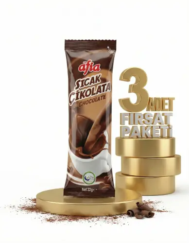 Afia Sıcak Çikolata 3x22 Gr - Afia