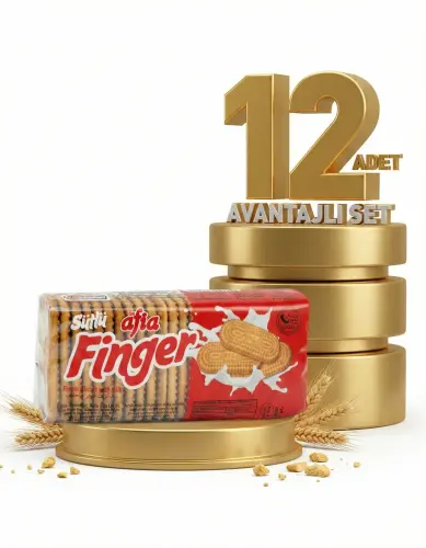 Afia Sütlü Finger Bisküvi 12x140 Gr - Afia