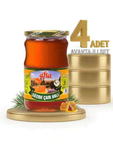 Afia Süzme Çam Balı 4x850 Gr - 1