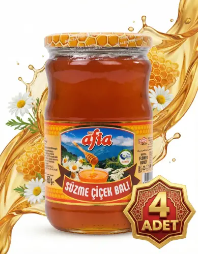 Afia Süzme Çiçek Bal 4x850 Gr - 2