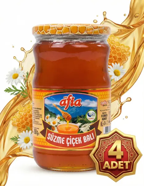 Afia Süzme Çiçek Bal 4x850 Gr - 2