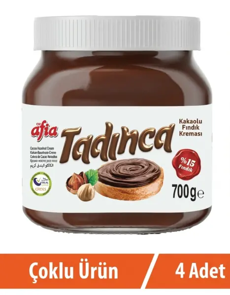 Afia Tadınca Kakaolu Fındık Kreması 4x700 Gr - 1