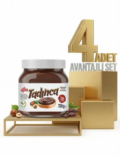 Afia Tadınca Kakaolu Fındık Kreması 4x700 Gr - 2