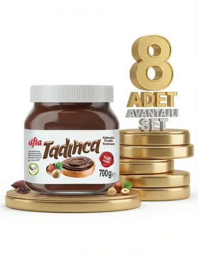 Afia Tadınca Kakaolu Fındık Kreması 8x700 Gr - Afia
