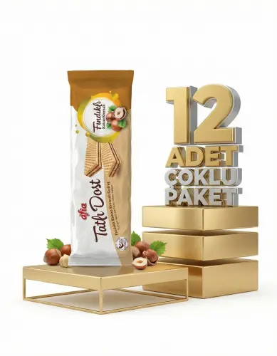 Afia Tatlı Dost Fındıklı Kakao Kremalı Gofret 12x140 Gr - 1