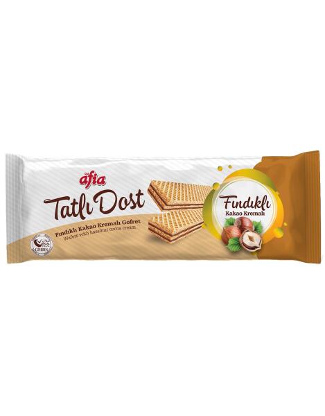 Afia Tatlı Dost Fındıklı Kakao Kremalı Gofret 140 Gr - 1