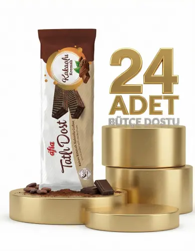Afia Tatlı Dost Kakao Kremalı Gofret 24x140 Gr - 2