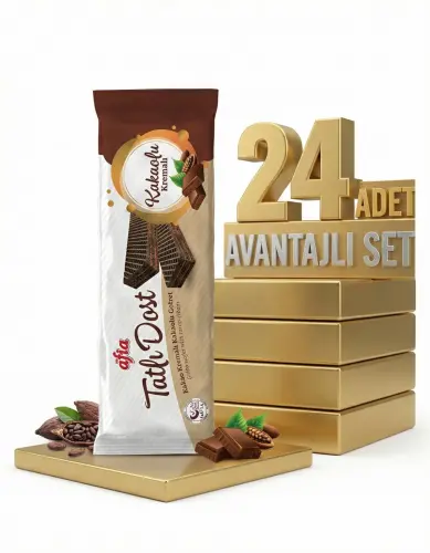 Afia Tatlı Dost Kakao Kremalı Gofret 24x140 Gr - 1