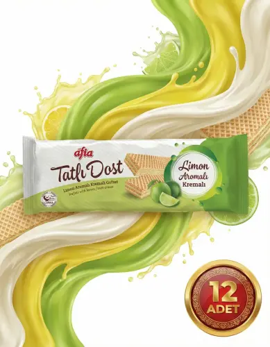 Afia Tatlı Dost Limon Kremalı Gofret 12x140 Gr - 3
