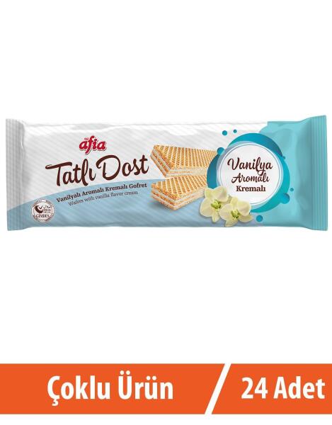 Afia Tatlı Dost Vanilya Kremalı Gofret 24x140 Gr - 2