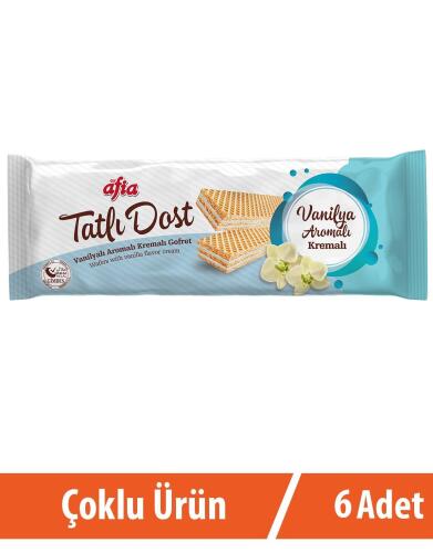 Afia Tatlı Dost Vanilya Kremalı Gofret 6x140 Gr - 2