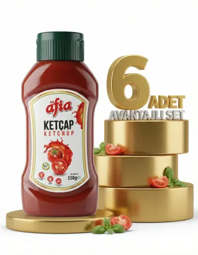 Afia Tatlı Ketçap 6x550 Gr - Afia