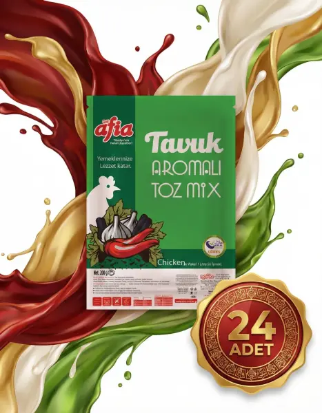 Afia Tavuk Aromalı Toz Mix 24x20 Gr - 2