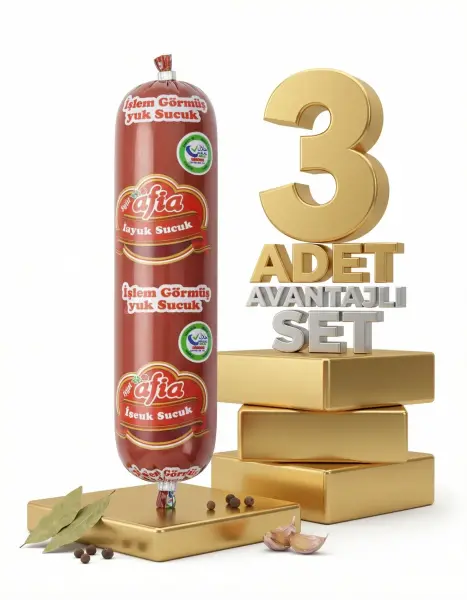 Afia Tavuk Sucuk 3x250 Gr - 1