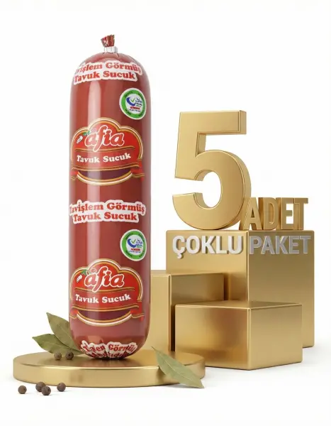 Afia Tavuk Sucuk 5x250 Gr - 1