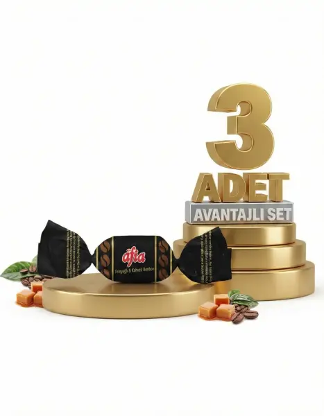 Afia Tereyağlı ve Kahveli Şeker 3x1 Kg - 1