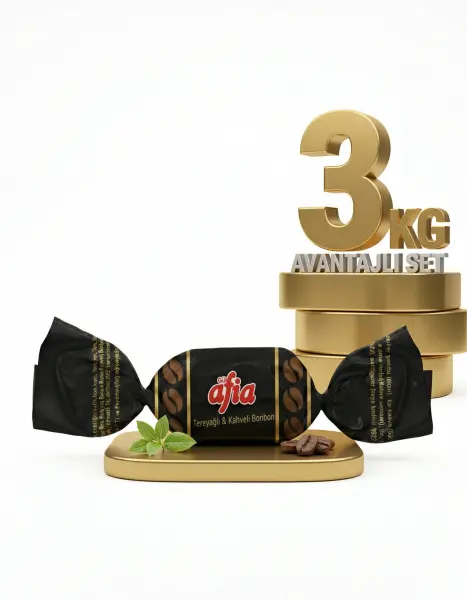 Afia Tereyağlı ve Kahveli Şeker 3x1 Kg - 3