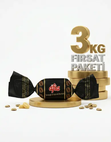 Afia Tereyağlı ve Kahveli Şeker 3x1 Kg - 2