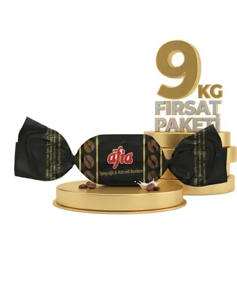 Afia Tereyağlı ve Kahveli Şeker 9x1 Kg - 1