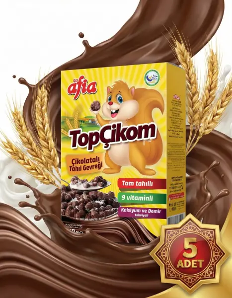 Afia Topçikom Çiko Tahıl Gevreği 5x250 Gr - 2