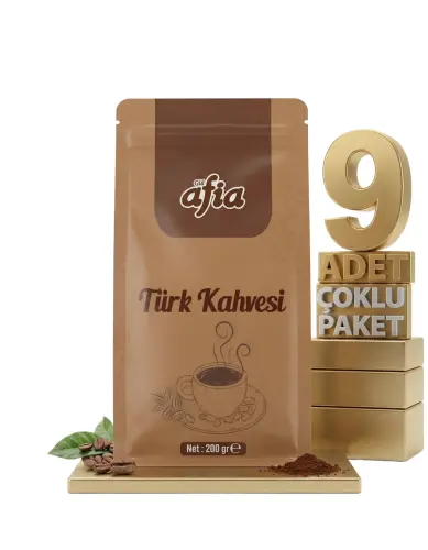 Afia Türk Kahvesi 9x200 Gr - Afia