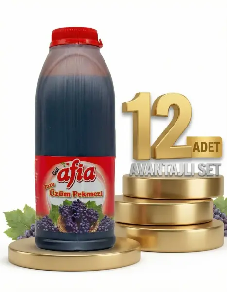 Afia Üzüm Pekmezi 12x615 Gr - 1