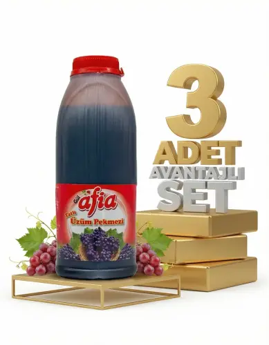 Afia Üzüm Pekmezi 3x615 Gr - Afia