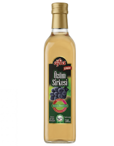 Afia Üzüm Sirkesi Cam Şişe 500 Ml - Afia