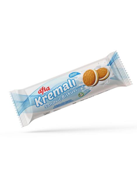 Afia Vanilya Kremalı Sandviç Bisküvi 60 Gr - 1