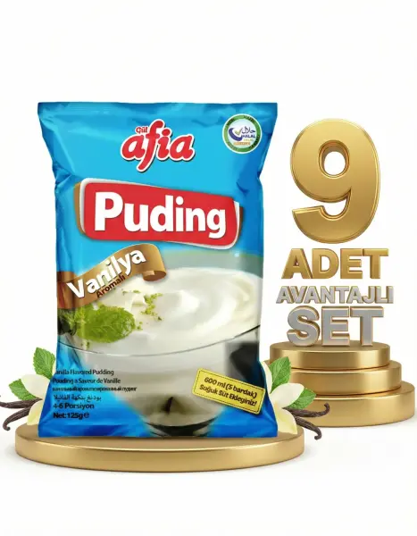 Afia Vanilyalı Puding 9x125 Gr - 1