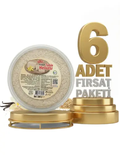 Afia Vanilyalı Tahin Helvası 6x500 Gr - Afia
