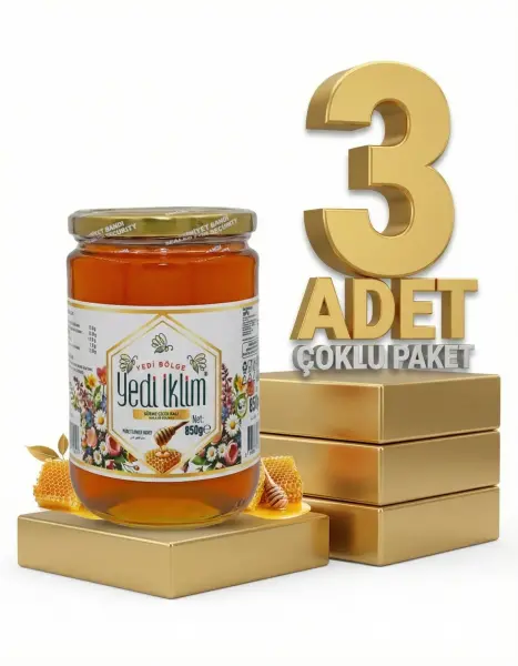 Afia Yedi İklim Süzme Çiçek Bal 3x850 Gr - 1