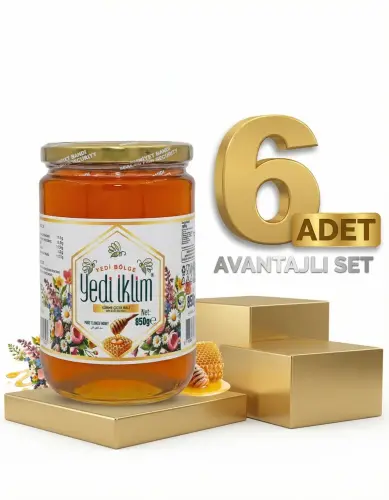 Afia Yedi İklim Süzme Çiçek Bal 6x850 Gr - AFİA