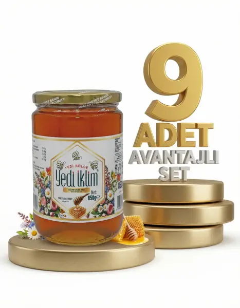 Afia Yedi İklim Süzme Çiçek Bal 9x850 Gr - 1