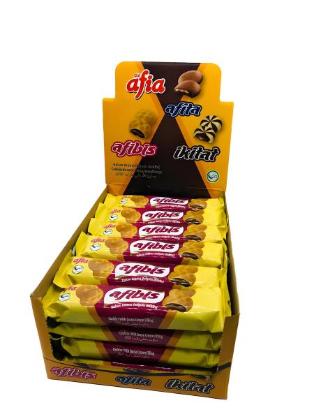 Afibis Kakao Krema Dolgulu Bisküvi 24x75 Gr - 2