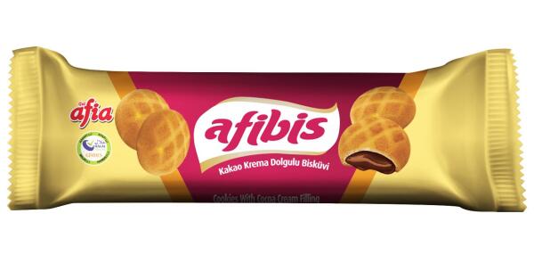 Afibis Kakao Krema Dolgulu Bisküvi 75 Gr - 1
