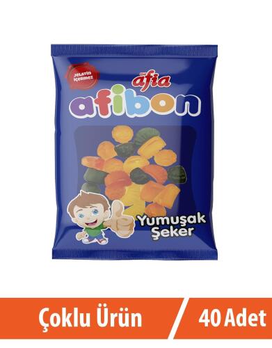 Afibon Yumuşak Şeker 40*80 Gr - 1