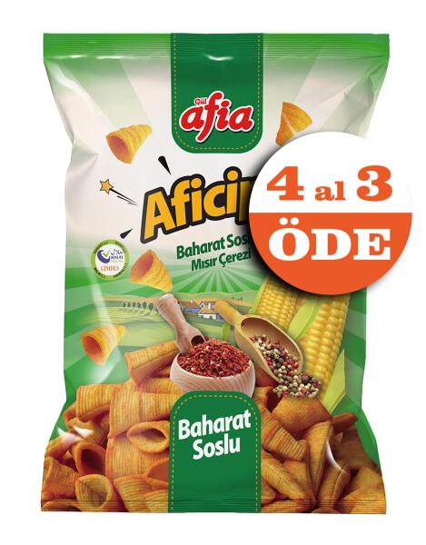 Aficips Baharatlı Mısır Cips 50 Gr 4 Al 3 Öde - 2