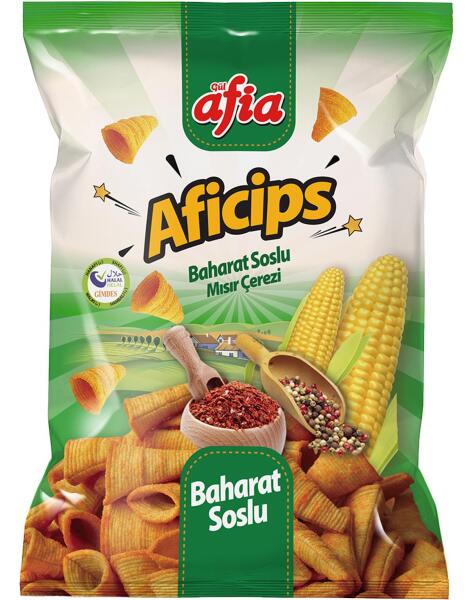 Aficips Baharatlı Mısır Cips 50 Gr - 1