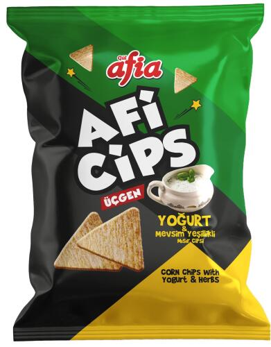 Aficips Yoğurt ve Mevsim Yeşillikli Mısır Cips 40 Gr 5 Al 4 Öde - 2