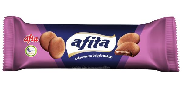 Afita Kakao Krema Dolgulu Bisküvi 75 Gr - 1