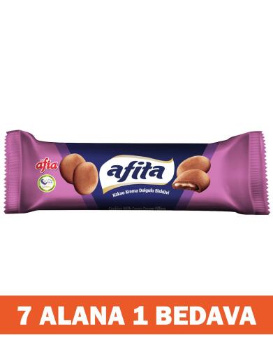 Afita Kakao Krema Dolgulu Bisküvi 75 Gr 7 Alana 1 Bedava - 2