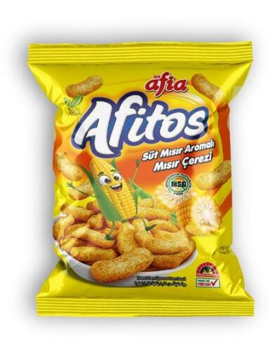 Afitos Süt Mısır Aromalı Mısır Çerezi 50 Gr - 1