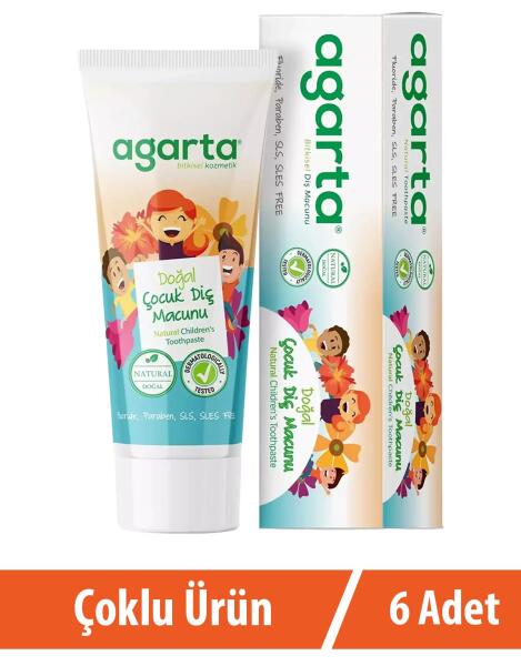 Agarta Çoçuk Diş Macunu 6x75 Ml - 1