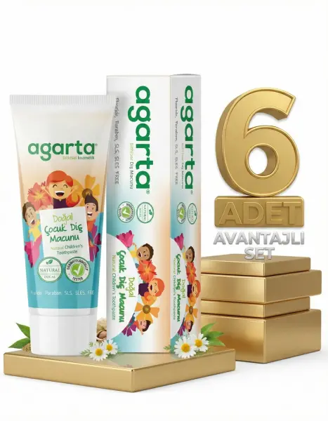 Agarta Çoçuk Diş Macunu 6x75 Ml - 1