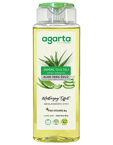 Agarta Doğal Aloe Vera Duş Jeli 400 Ml - Agarta