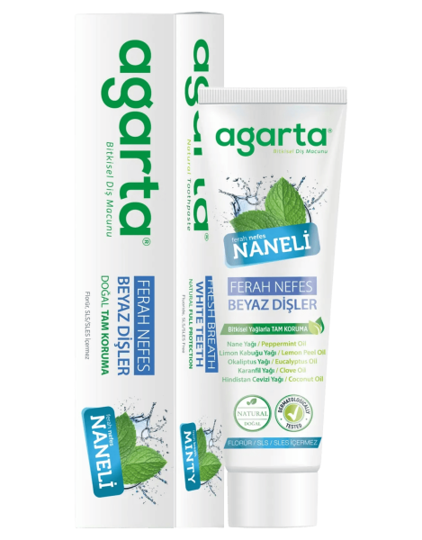 Agarta Doğal Diş Macunu Naneli 100 Ml - 1